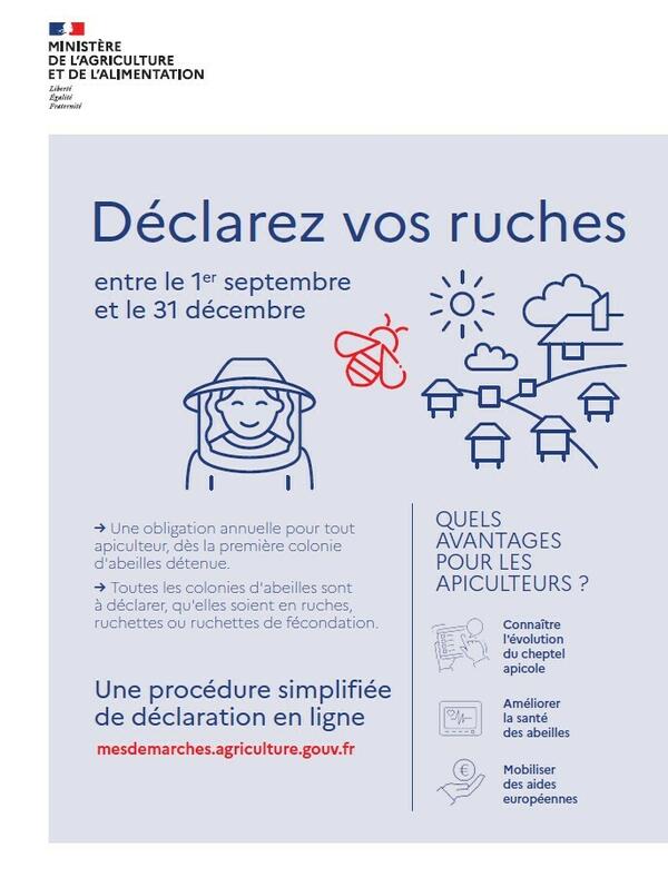 Déclarez vos ruches Déclarez vos ruches
